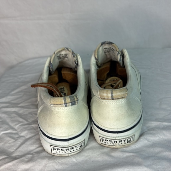 Sperry Men’s Top-Sider Halyard Laceless White Casual Shoes Size 9 - Picture 5 of 8